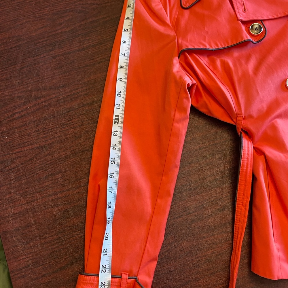 Black Rivet Women's Salmon Double-Breasted Trench Coat - Picture 9 of 9